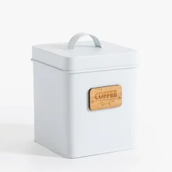 Pojemnik na kawę z bambusową tabliczką COFFEE