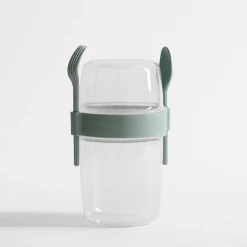 Pojemnik na lunch ze sztućcami, 1,1 l, MIX