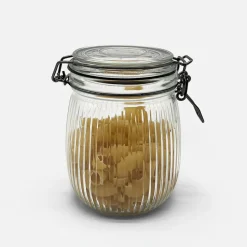 Pojemnik szklany ryflowany 750 ml