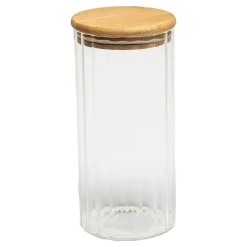 Pojemnik szklany z bambusową pokrywką 950 ml