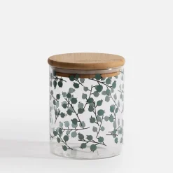 Pojemnik szklany z bambusową pokrywką 750 ml