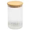 Pojemnik szklany z bambusową pokrywką 670 ml