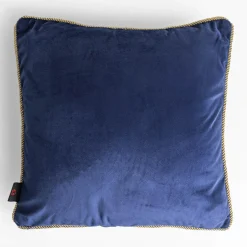 Poszewka dekoracyjna granatowa z ważką AURE 45x45 cm