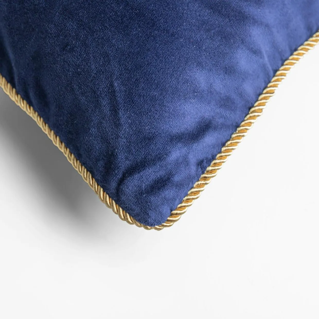 Poszewka dekoracyjna granatowa z ważką AURE 45x45 cm