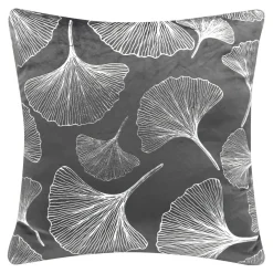 Poszewka dekoracyjna INEZ szara 45x45 cm