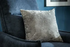 Poszewka dekoracyjna jasnoszara WERSAL 45x45 cm