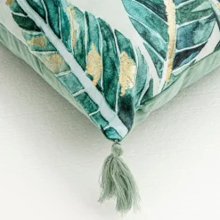 Poszewka dekoracyjna w liście z chwostami PALM 45x45 cm