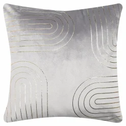 Poszewka na poduszkę szara RITZ 45x45 cm