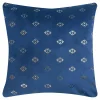 Poszewka w stylu glamour niebieska SUSA 45x45 cm