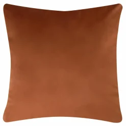 Poszewka welurowa brązowa SIENNA 45x45 cm