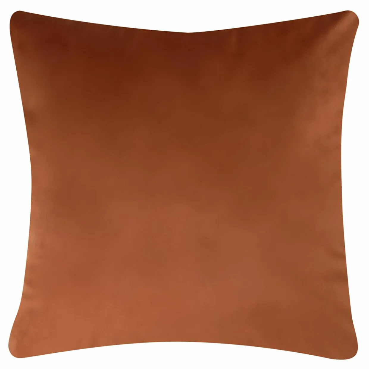 Poszewka welurowa brązowa SIENNA 45x45 cm