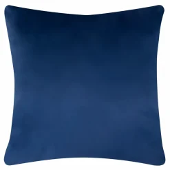 Poszewka welurowa ciemnoniebieska SIENNA 45x45 cm