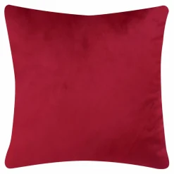 Poszewka welurowa czerwona SIENNA 45x45 cm