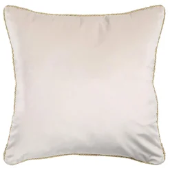 Poszewka welurowa kremowa LILLE 45x45 cm