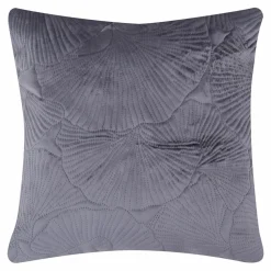 Poszewka welurowa szara DAPHNE 45x45 cm