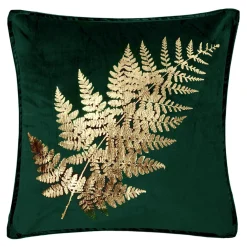 Poszewka welurowa zielona RUNO 45x45 cm