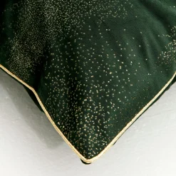 Poszewka welurowa zielona ALASKA 45x45 cm