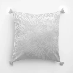 Poszewka welwetowa jasnoszara ADRIA 45x45 cm