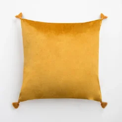 Poszewka welwetowa musztardowa ADRIA 45x45 cm