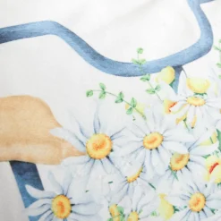 Poszewka z rowerem żółta SUZI 45x45 cm