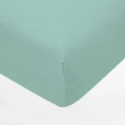 Prześcieradło turkusowe JERSEY z gumką 180x200 cm