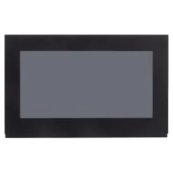 Przeszklony front drzwi PIANO PLUS 60x38,1 czarny mat