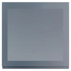 Przeszklony front drzwi PIANO PLUS 60x59,6 szary stalowy mat