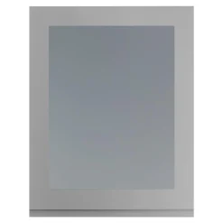 Przeszklony front drzwi PIANO 60x76,5 szary mat