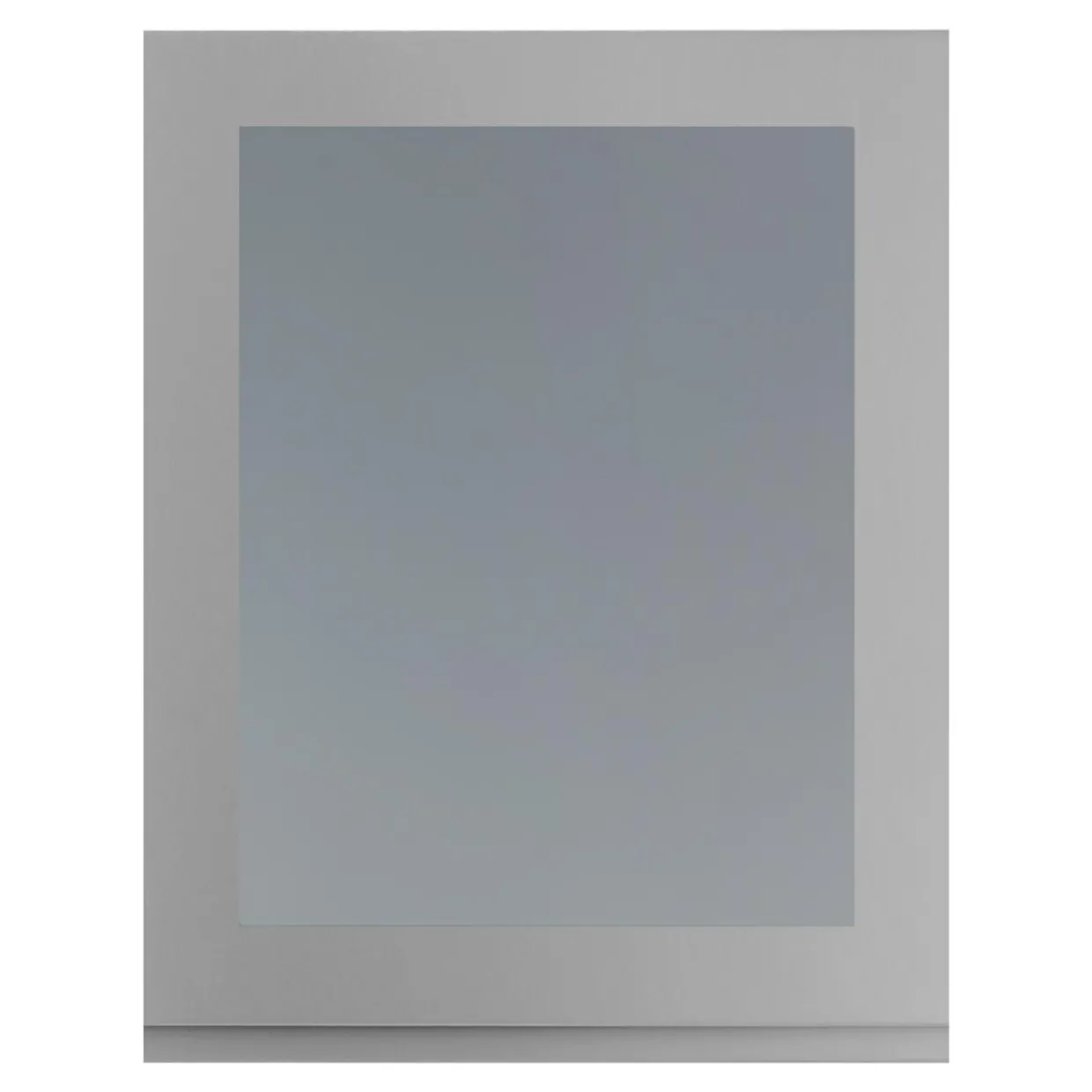 Przeszklony front drzwi PIANO 60x76,5 szary mat