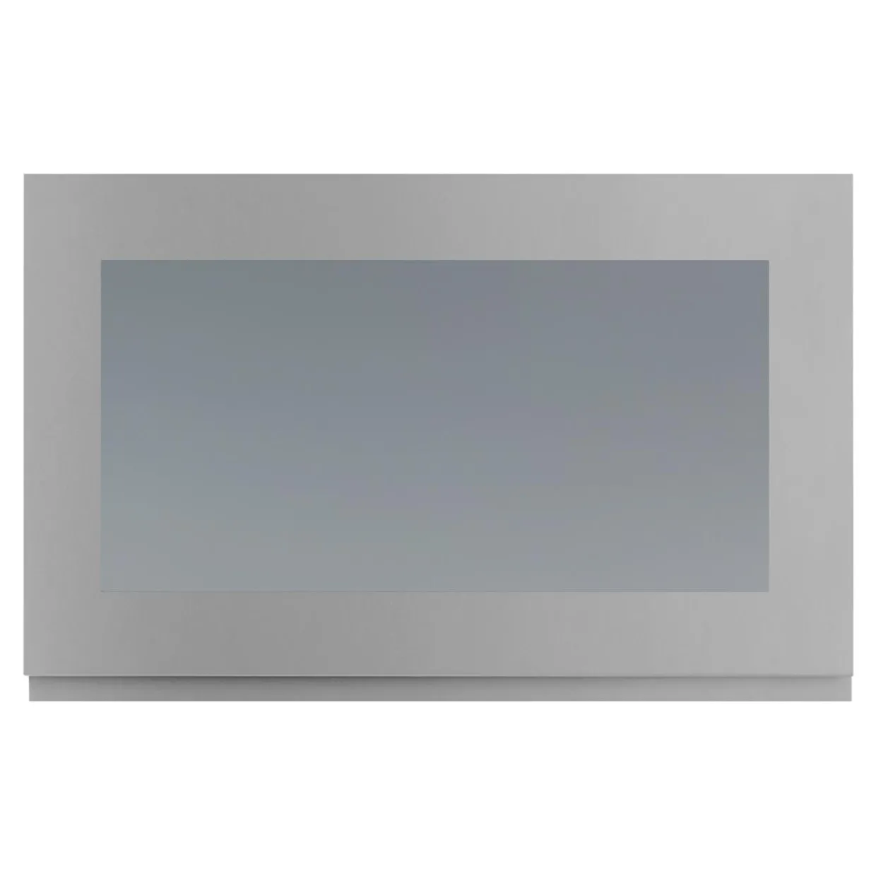 Przeszklony front drzwi PIANO 60x38,1 szary mat