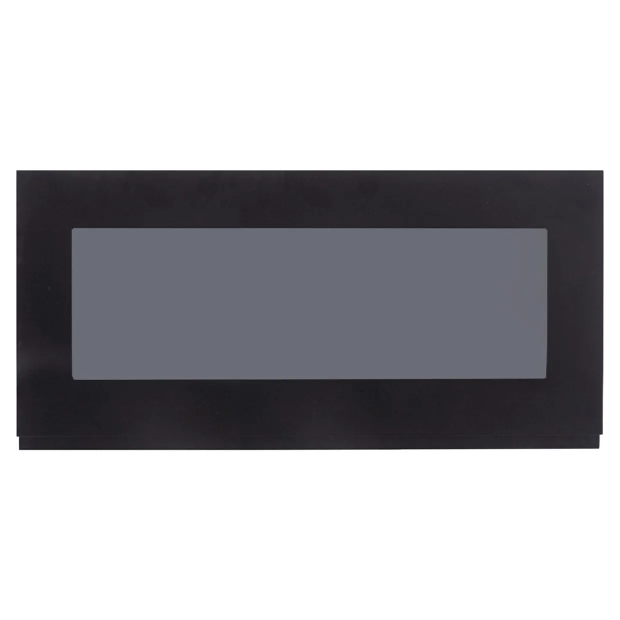 Przeszklony front drzwi PIANO PLUS 80x38,1 czarny mat