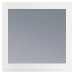 Przeszklony front drzwi PIANO 60x59,6 biały mat