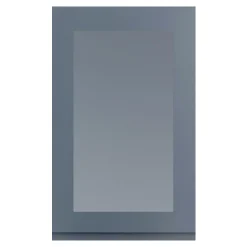 Przeszklony front drzwi PIANO PLUS 60x98 szary stalowy mat