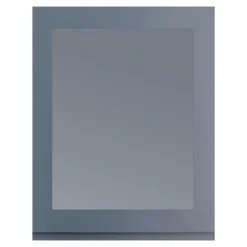 Przeszklony front drzwi PIANO PLUS 60x76,5 szary stalowy mat