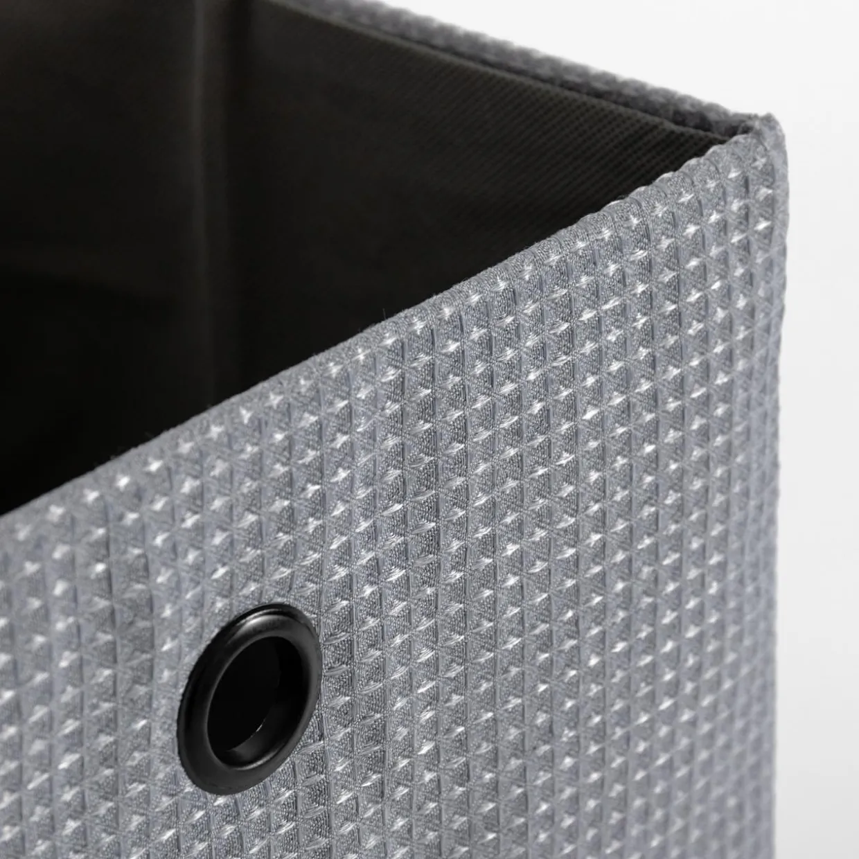 Pudełko do przechowywania szare 28x28x20 cm