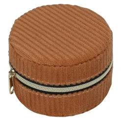 Pudełko na biżuterię jasnobrązowe 8x8x5,5 cm