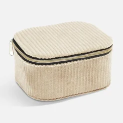 Pudełko na biżuterię kremowe 11x9x6 cm