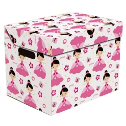 Pudełko ozdobne tekturowe z pokrywką KSIĘŻNICZKI