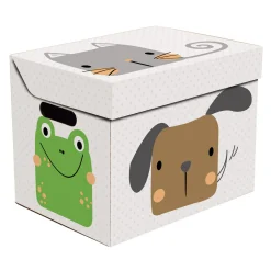 Pudełko tekturowe z pokrywką ONE LIS I ŻABA