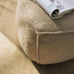 Puf beżowy boucle TASSTI