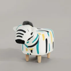 Puf kolorowy zebra TREMY