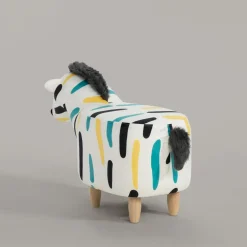 Puf kolorowy zebra TREMY