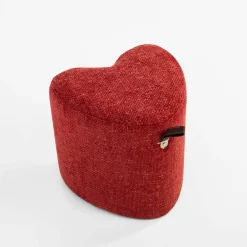 Puf mały serce czerwony ILLON
