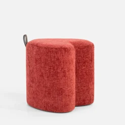 Puf mały serce czerwony ILLON