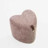 Puf mały serce fioletowy ILLON