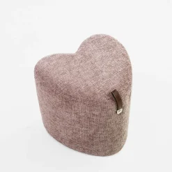 Puf mały serce fioletowy ILLON