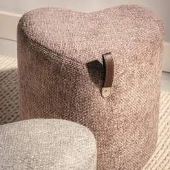 Puf mały serce fioletowy ILLON