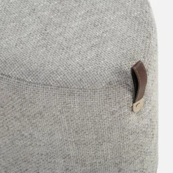 Puf mały serce jasnoszary ILLON