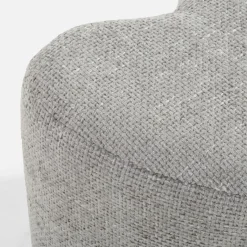 Puf mały serce jasnoszary ILLON