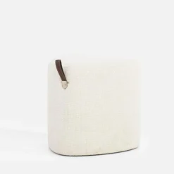 Puf mały serce kremowy ILLON